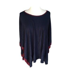 ROMEO & JULIET COUTURE Sweater Flowy Long Sleeve Handkerchief Hem Knit S/M